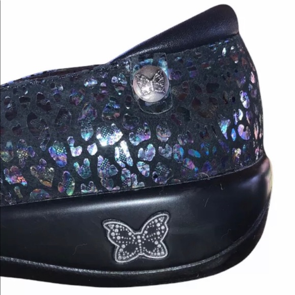 Alegria Keli Pro Jacinta Oil Iridescent Clog Shoes Women’s 39 - Picture 6 of 12